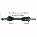 Wide Open Heavy Duty CV Axle for CAN AM HD FRONT RIGHT OUTLANDER 1000 XMR CAN-6023HD